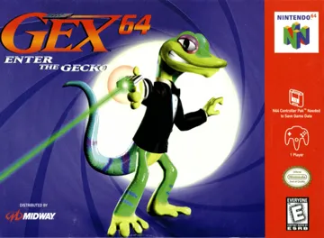 Gex 64 - Enter the Gecko (USA) box cover front